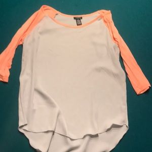 3/4 sleeve baseball tee